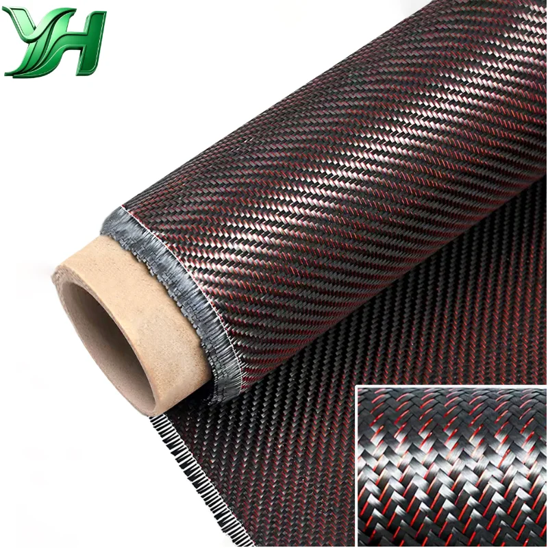 3K 210g Twill Carbon Fiber Fabric Red Silver Color - Wear Resistant Heat Shield Cloth for DIY Car Wrap Interior Boat Repair
3K 210g Twill Carbon Fiber Fabric Red Silver Color - Wear Resistant Heat Shield Cloth for DIY Car Wrap Interior Boat Repair