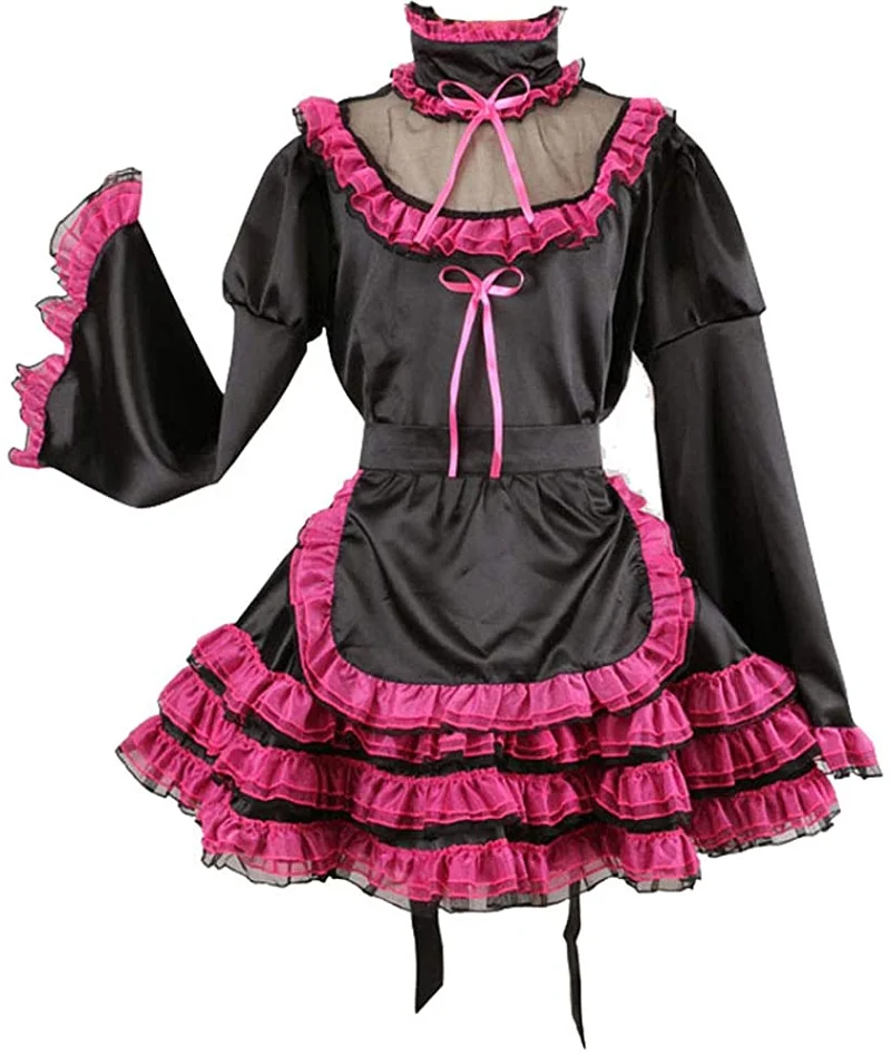 Lockable New Hot Selling Lady Black Long Sleeved Horn Wide Sleeved Maid French Uniform Party Dress Custom
Lockable New Hot Selling Lady Black Long Sleeved Horn Wide Sleeved Maid French Uniform Party Dress Custom