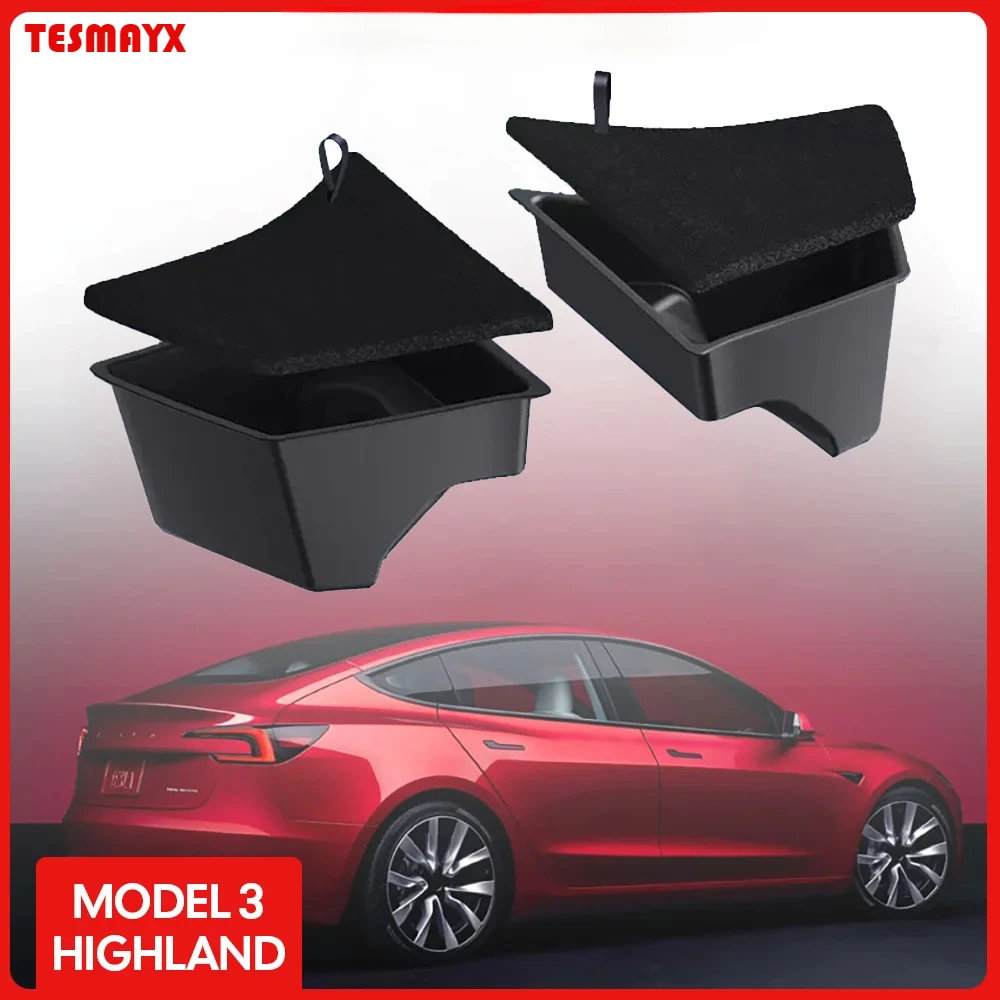 For Tesla Model 3 highland 2024 2025 Rear Trunk Side Storage Box with Cover Tail Boot Organizer Partition Decoration
For Tesla Model 3 highland 2024 2025 Rear Trunk Side Storage Box with Cover Tail Boot Organizer Partition Decoration
