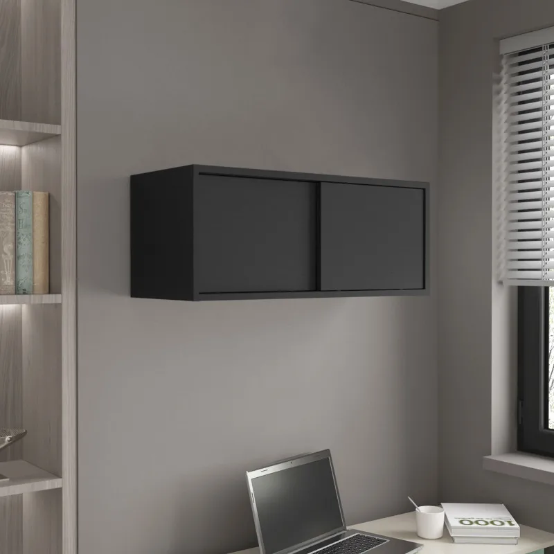 Alixeperss Store Wall Cabinet 13" H, 2 Sliding doors, 1 Shelf, Black
Alixeperss Store Wall Cabinet 13" H, 2 Sliding doors, 1 Shelf, Black
