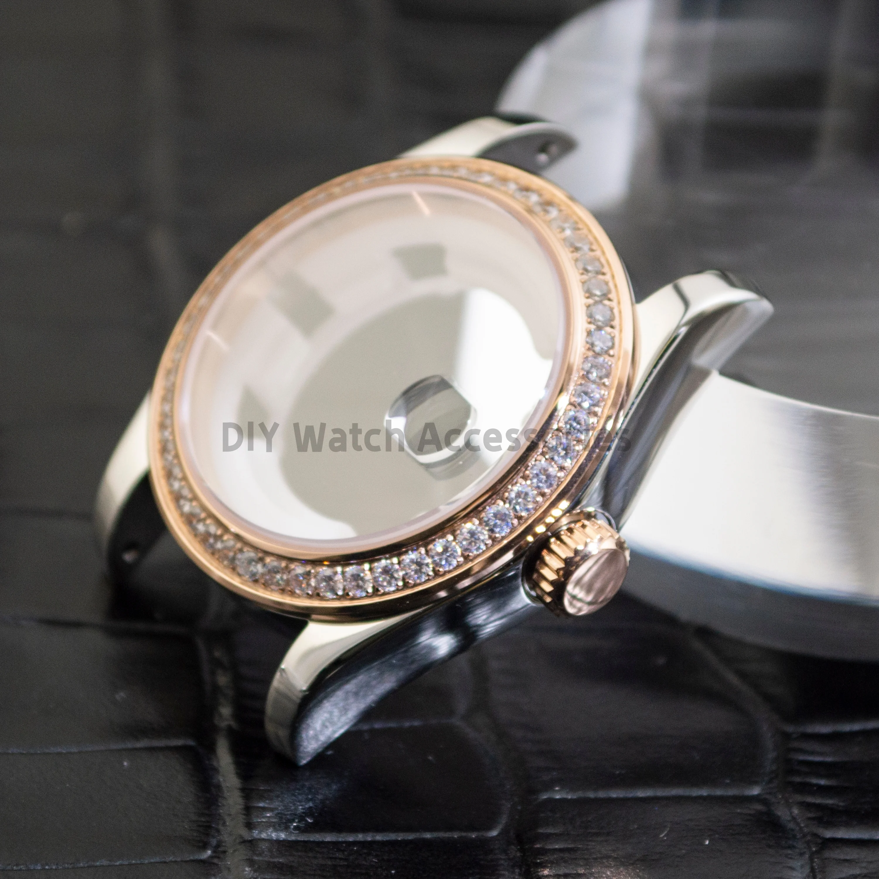 Diamonds Watch Case Women's Case NH05 Case 33mm Watch Case Stainless Steel Sapphire Glass Case For NH05 NH06 Movement
Diamonds Watch Case Women's Case NH05 Case 33mm Watch Case Stainless Steel Sapphire Glass Case For NH05 NH06 Movement