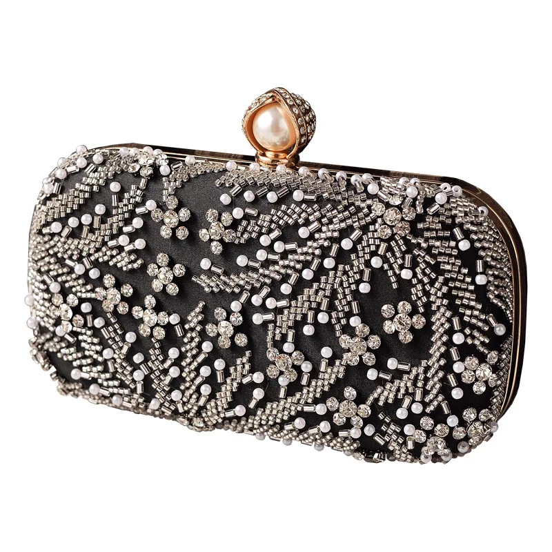 Elegant Pearl-Embellished Evening Clutch Bag Essential Wedding Dinner Purse Hand-applied Rhinestone Glitter Women Party Handbag
Elegant Pearl-Embellished Evening Clutch Bag Essential Wedding Dinner Purse Hand-applied Rhinestone Glitter Women Party Handbag