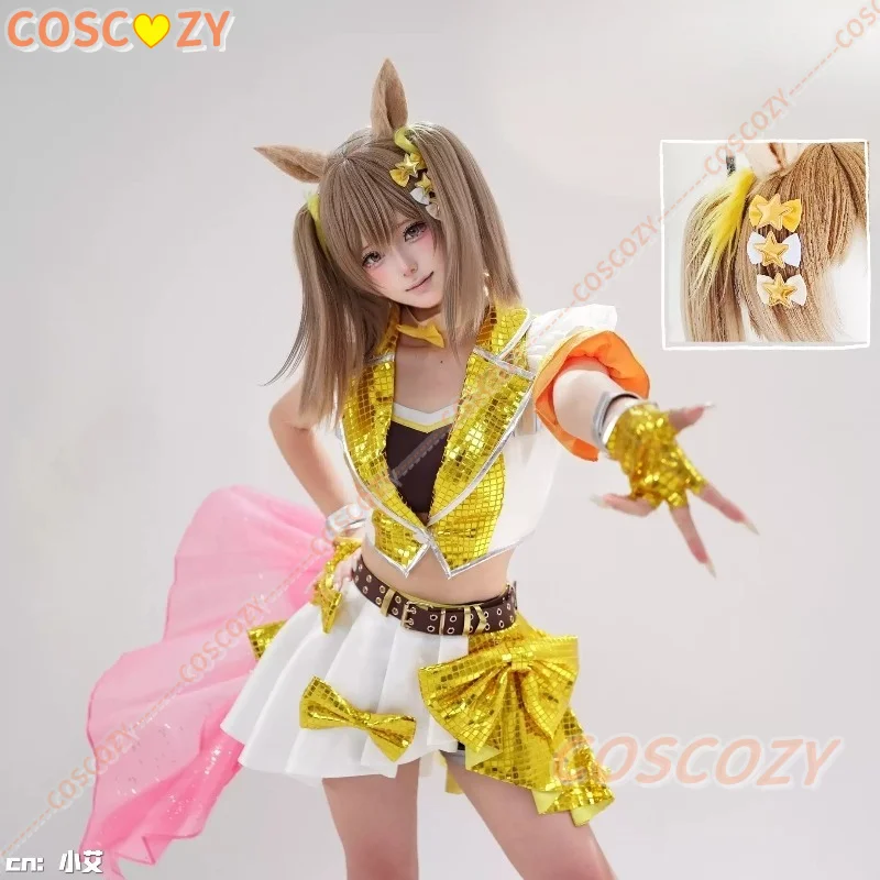 Anime Game Uma Musume Pretty Derby Kongo Ikuyo Cosplay Costume Wig Halloween Wig Tail Clothing Set
Anime Game Uma Musume Pretty Derby Kongo Ikuyo Cosplay Costume Wig Halloween Wig Tail Clothing Set