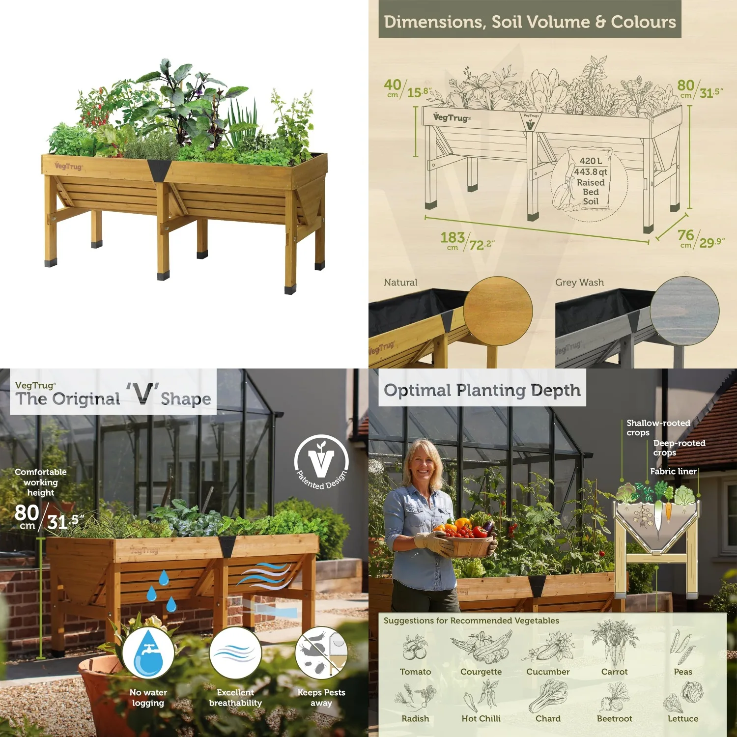 Cedar Raised Garden Bed V-Shape Segmented Planter Ergonomic Balcony Patio Small Space 1.8m, Customized
Cedar Raised Garden Bed V-Shape Segmented Planter Ergonomic Balcony Patio Small Space 1.8m, Customized