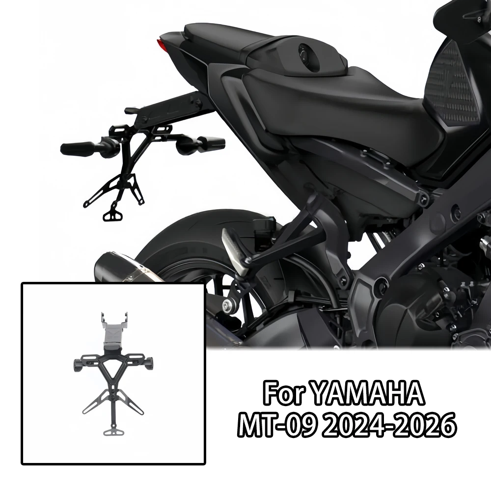 Motorcycle Rear License Plate Holder Light Tail Tidy Fender Eliminator For Yamaha MT-09 MT09 MT09SP Y-AMT 2024-2026
Motorcycle Rear License Plate Holder Light Tail Tidy Fender Eliminator For Yamaha MT-09 MT09 MT09SP Y-AMT 2024-2026