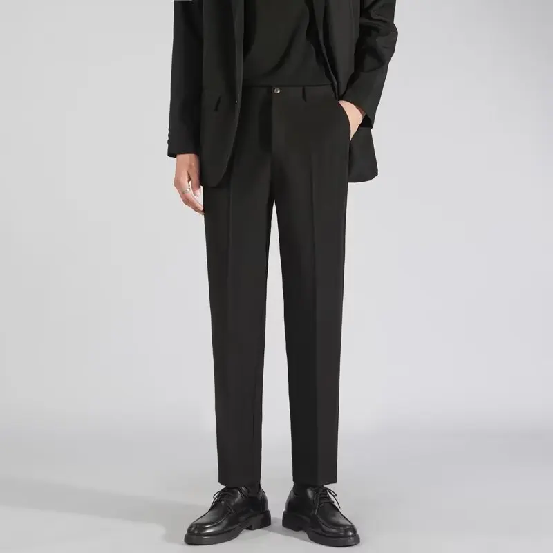 Suit Pants Men Fashion Social Mens Dress Pants Korean Loose Oversize Straight Wide Leg Pants Men Formal Trousers 2024 F228
Suit Pants Men Fashion Social Mens Dress Pants Korean Loose Oversize Straight Wide Leg Pants Men Formal Trousers 2024 F228