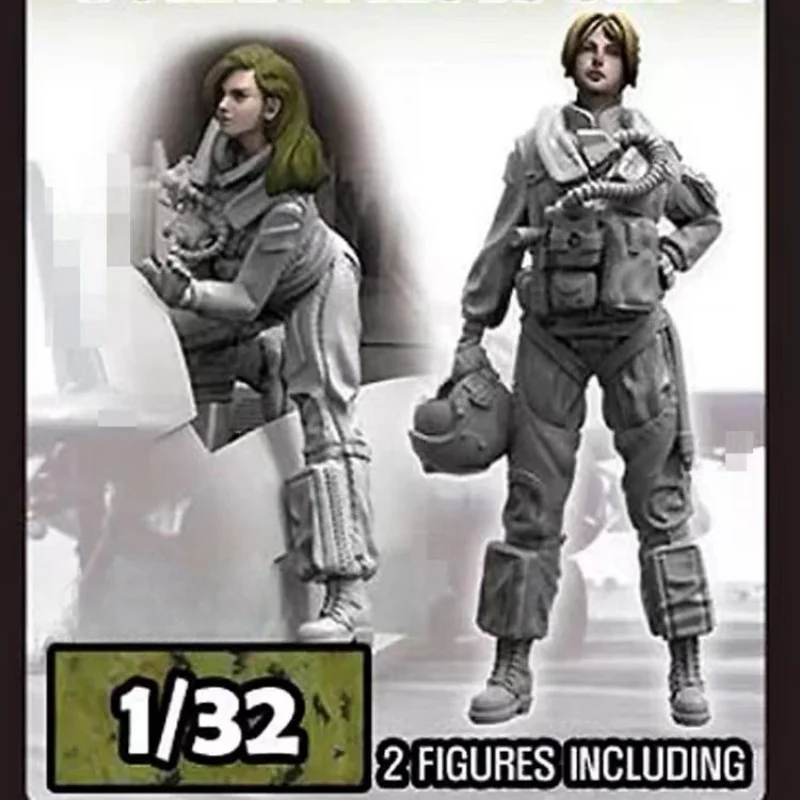 1/32 resin soldier model GK - Modern female US Navy pilot - Unassembled and unpainted DIY kit - 637
1/32 resin soldier model GK - Modern female US Navy pilot - Unassembled and unpainted DIY kit - 637