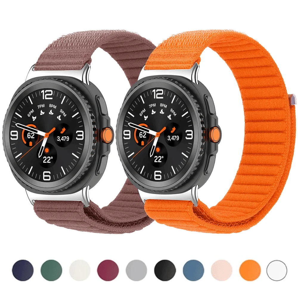 Nylon Loop Strap For Samsung Galaxy Watch 8 40mm 44mm Braided Breathable Band for Galaxy Watch Ultra 2025 8 classic Accessories
Nylon Loop Strap For Samsung Galaxy Watch 8 40mm 44mm Braided Breathable Band for Galaxy Watch Ultra 2025 8 classic Accessories