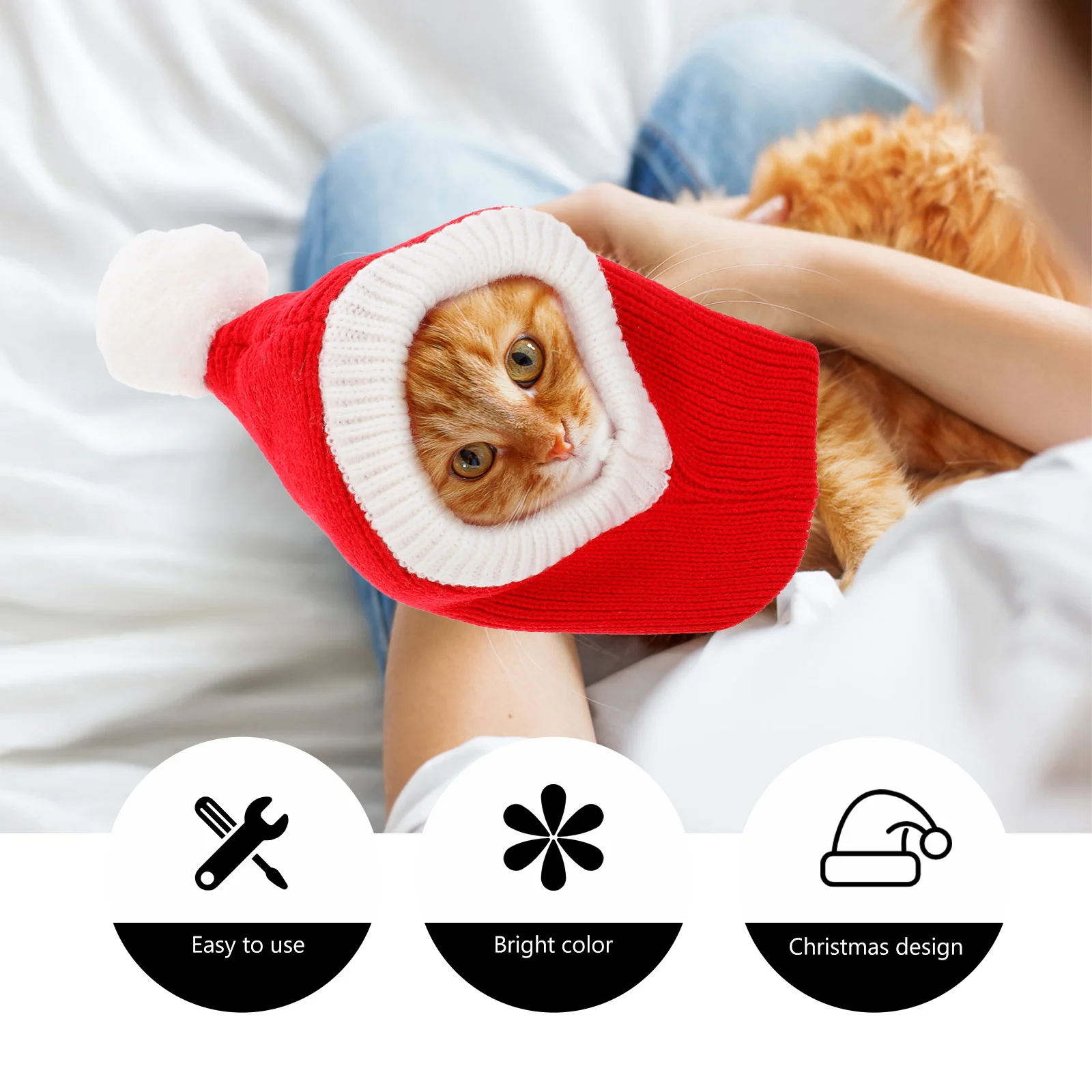 Cap Puppy Pet Dog Cat Holiday Christmas Hat Clothes Warm Hats for Small Dogs Headgear Red Decor
Cap Puppy Pet Dog Cat Holiday Christmas Hat Clothes Warm Hats for Small Dogs Headgear Red Decor