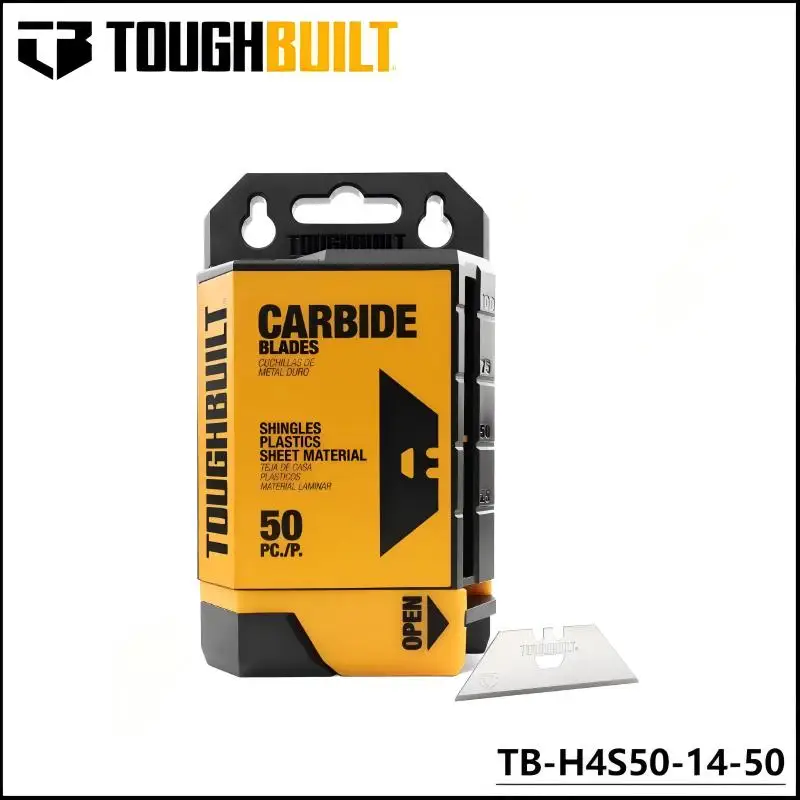 TOUGHBUILT TB-H4S50-14-50: 50 шт. Острые трапециевидные режущие лезвия 3/4 дюйма, предохранительное лезвие премиум-класса SmartTake для быстрой оснастки 
TOUGHBUILT TB-H4S50-14-50: 50 шт. Острые трапециевидные режущие лезвия 3/4 дюйма, предохранительное лезвие премиум-класса SmartTake для быстрой оснастки