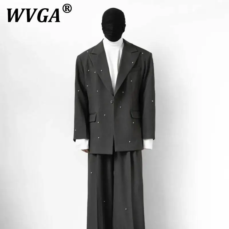 WVGA Spring Autumn New Men Pearls Embellishment Trendy Design Long Sleeved Blazer Niche Chic Casual Stylish Suit Pants Ins W8347
WVGA Spring Autumn New Men Pearls Embellishment Trendy Design Long Sleeved Blazer Niche Chic Casual Stylish Suit Pants Ins W8347