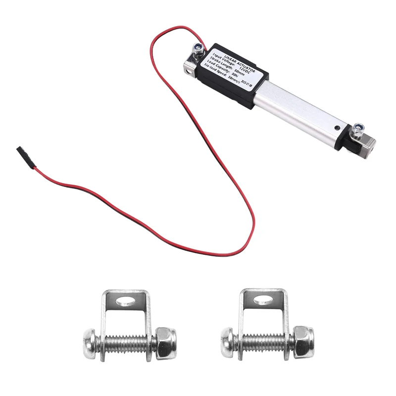 Micro-Type Linear Actuator,2In Stroke,30N/6.75Lb,Speed 30Mm/S Mini Electric Waterproof Actuator Motor Linearactuator 12V
Micro-Type Linear Actuator,2In Stroke,30N/6.75Lb,Speed 30Mm/S Mini Electric Waterproof Actuator Motor Linearactuator 12V