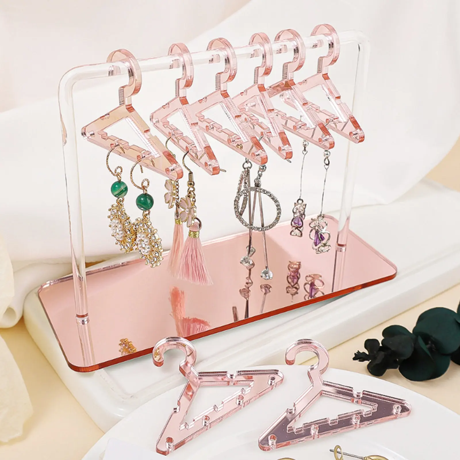 1Set Acrylic Earring Holder Jewelry Display Stand Elegant Organizer for Earrings Necklaces Store Display Rack Hanging
1Set Acrylic Earring Holder Jewelry Display Stand Elegant Organizer for Earrings Necklaces Store Display Rack Hanging