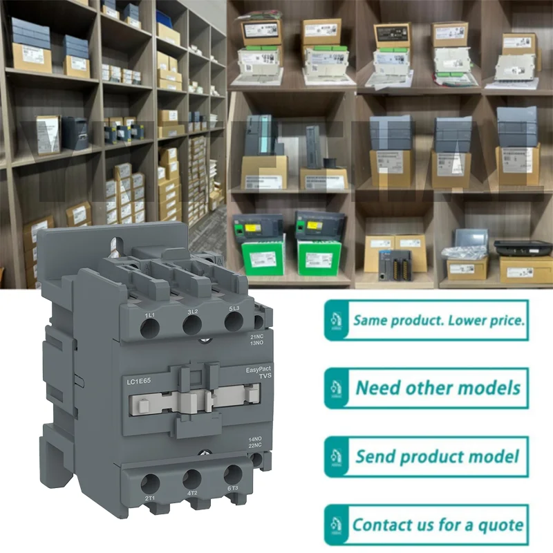 New Original LC1E50F5N EasyPact TVS 3-Pole Contactor
New Original LC1E50F5N EasyPact TVS 3-Pole Contactor