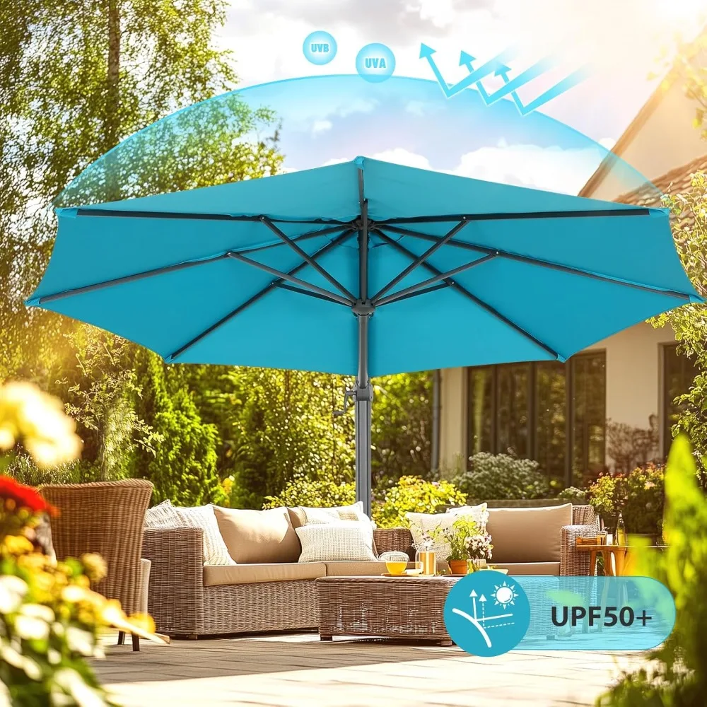 10x10ft Patio Umbrella Cantilever Umbrellas - Upgrade and Intensify - 360 Rotation and 5 Angles Adjustment -, Customized
10x10ft Patio Umbrella Cantilever Umbrellas - Upgrade and Intensify - 360 Rotation and 5 Angles Adjustment -, Customized
