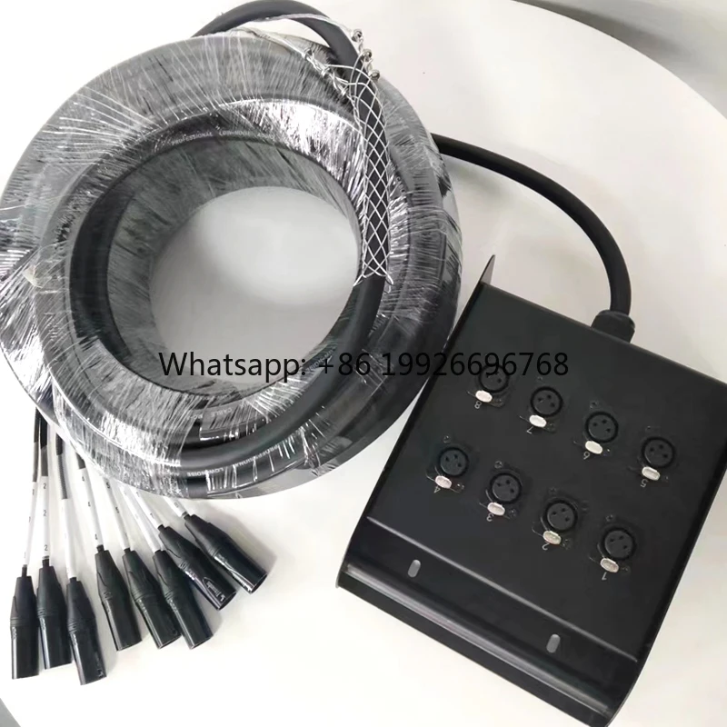 Accuracy Pro Audio 30 Meters 8 Channel Multicore Connector Stage Box Dmx Audio Xlr Power Snake Cable With Cable Male to Female
Accuracy Pro Audio 30 Meters 8 Channel Multicore Connector Stage Box Dmx Audio Xlr Power Snake Cable With Cable Male to Female