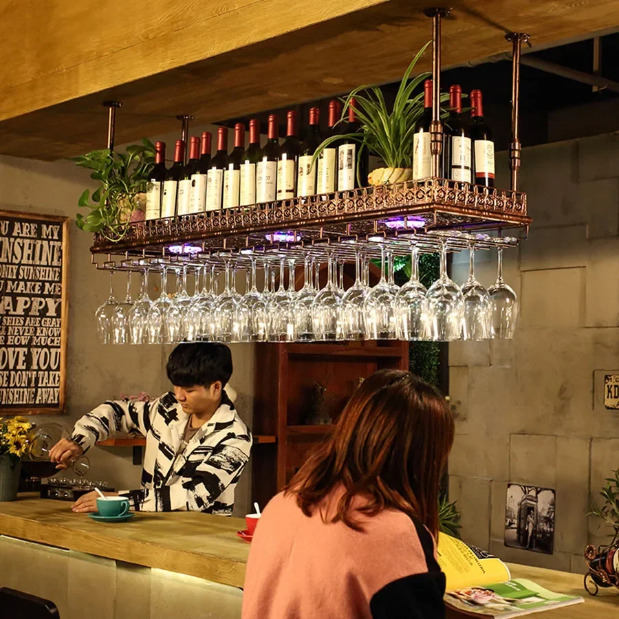 Restaurant Wine Rack Upside Down Holders Wedding Glass Cup Showcase Ceiling Hanging Wine Cabinet Mobile Kast Boutique Furniture
Restaurant Wine Rack Upside Down Holders Wedding Glass Cup Showcase Ceiling Hanging Wine Cabinet Mobile Kast Boutique Furniture