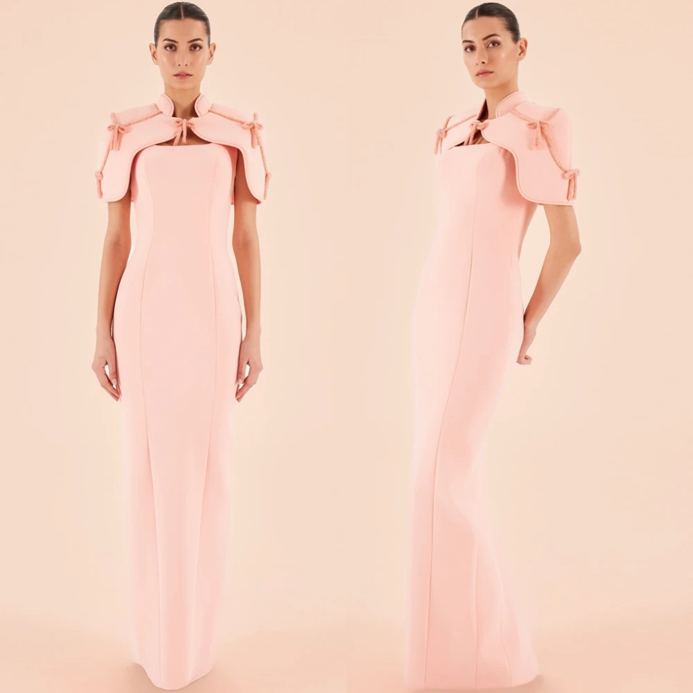 Customized Exquisite Jersey Mermaid Evening Dress Graceful High Collar Prom Dresses Fashion BowSpecial Occasion Gowns
Customized Exquisite Jersey Mermaid Evening Dress Graceful High Collar Prom Dresses Fashion BowSpecial Occasion Gowns