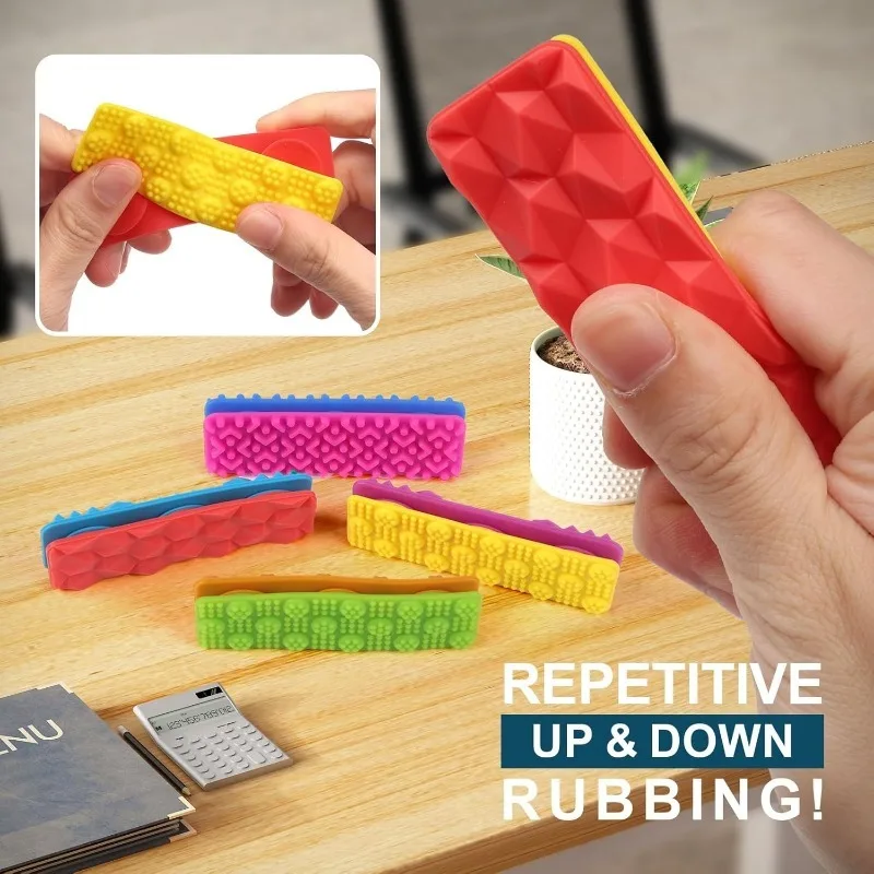8Pcs Sensory Suction Cup Finger Soothers, Silent Textured Anxiety Relief Tool for Adults, Soothing Silicone Stickers Gift
8Pcs Sensory Suction Cup Finger Soothers, Silent Textured Anxiety Relief Tool for Adults, Soothing Silicone Stickers Gift