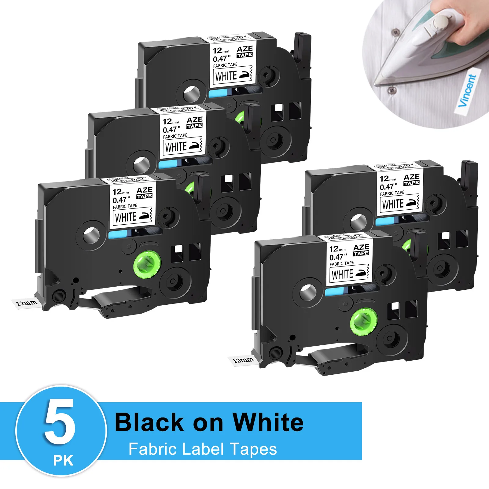 5/10 шт. железная тканевая этикетка для одежды, совместимая с Brother TZe-FA231 TZ-FA3 TZe-FA3 12 мм лента для P-Touch PTD210 Label Maker
5/10 шт. железная тканевая этикетка для одежды, совместимая с Brother TZe-FA231 TZ-FA3 TZe-FA3 12 мм лента для P-Touch PTD210 Label Maker