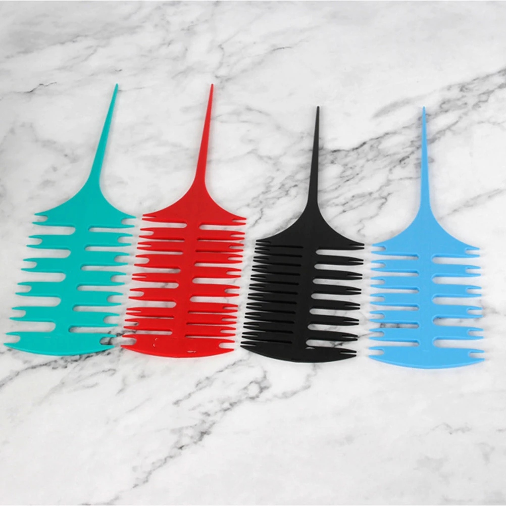 4 Pcs Hair Coloring Comb Dyeing Double Sided Styling Firm Grip Soft Material Salon Hairdressing Tool Practical Useful
4 Pcs Hair Coloring Comb Dyeing Double Sided Styling Firm Grip Soft Material Salon Hairdressing Tool Practical Useful