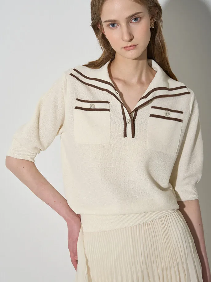 Ele Loose Commuter Sle Knitwear ort Sve Turn-down Collar Color Blo Women's Top Faionable Versatile 2025 A...
Ele Loose Commuter Sle Knitwear ort Sve Turn-down Collar Color Blo Women's Top Faionable Versatile 2025 A...