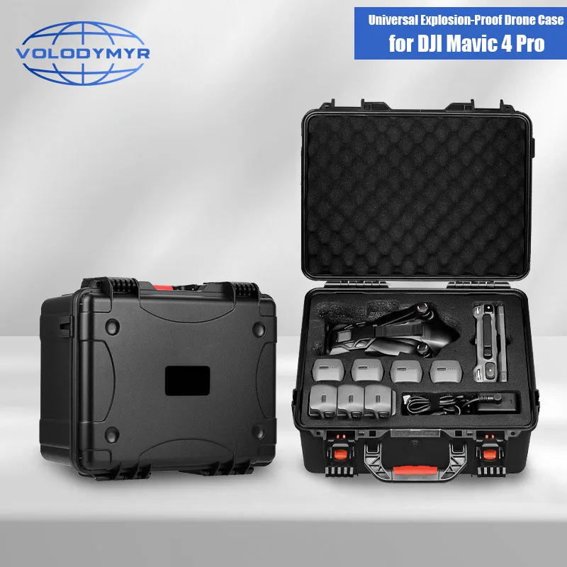 VOLODYMYR Explosion-proof Carrying Case for DJI Mavic 4 Pro RC 2/RC Pro 2 Waterproof Protective Suitcase Storage Bag Box Drone
VOLODYMYR Explosion-proof Carrying Case for DJI Mavic 4 Pro RC 2/RC Pro 2 Waterproof Protective Suitcase Storage Bag Box Drone