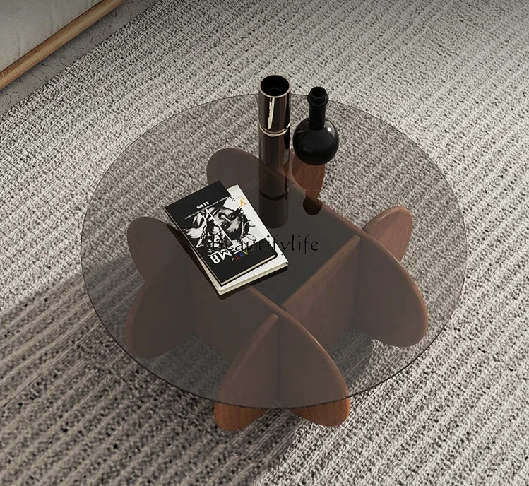 56ight 56uxury Tempered Glass Coffee Table Simple 56iving Room round Solid Wood Home Tea Table 
56ight 56uxury Tempered Glass Coffee Table Simple 56iving Room round Solid Wood Home Tea Table