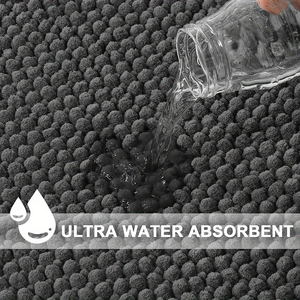 Household Absorbent L-shaped Chenille Bath Mat Non-slip Washable Floor Mat Soft Carpet Bedroom
Household Absorbent L-shaped Chenille Bath Mat Non-slip Washable Floor Mat Soft Carpet Bedroom