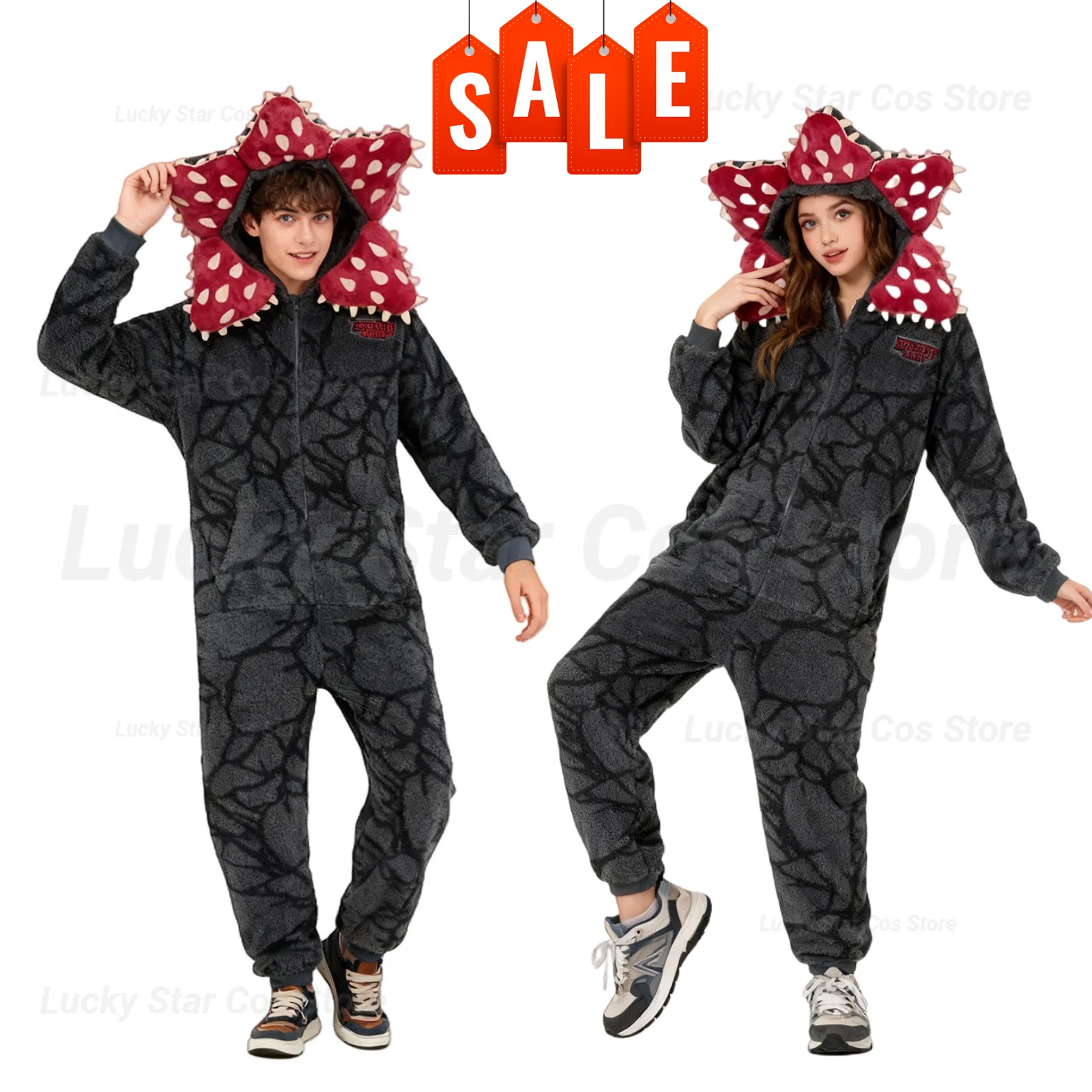 2025 New year Stranger Adult Onesie Pajama Set Featuring Iconic Carnivorous Plant Pattern Ready-To-Wear Costume For Holiday Par
2025 New year Stranger Adult Onesie Pajama Set Featuring Iconic Carnivorous Plant Pattern Ready-To-Wear Costume For Holiday Par