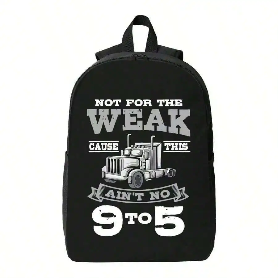 Trucker Theme Backpack Waterproof Lightweight Laptop Bag For Adults
Trucker Theme Backpack Waterproof Lightweight Laptop Bag For Adults