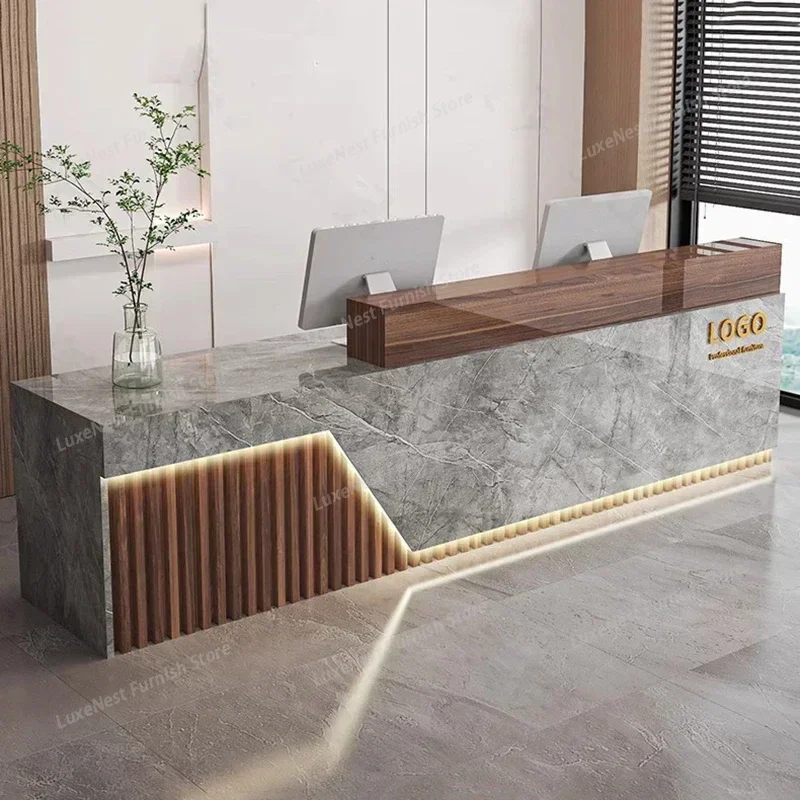 Office Luxury Reception Desks Design Podium Nordic Salon Reception Desks Beauty Beauty Recepción Negocio Commercial Furniture
Office Luxury Reception Desks Design Podium Nordic Salon Reception Desks Beauty Beauty Recepción Negocio Commercial Furniture