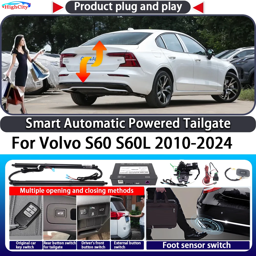 For Volvo S60 S60L 2010-2024 OEM Smart Automatic Powered Tailgate Key Control Trunk Lift Close Kit Electric Power Tailgate
For Volvo S60 S60L 2010-2024 OEM Smart Automatic Powered Tailgate Key Control Trunk Lift Close Kit Electric Power Tailgate