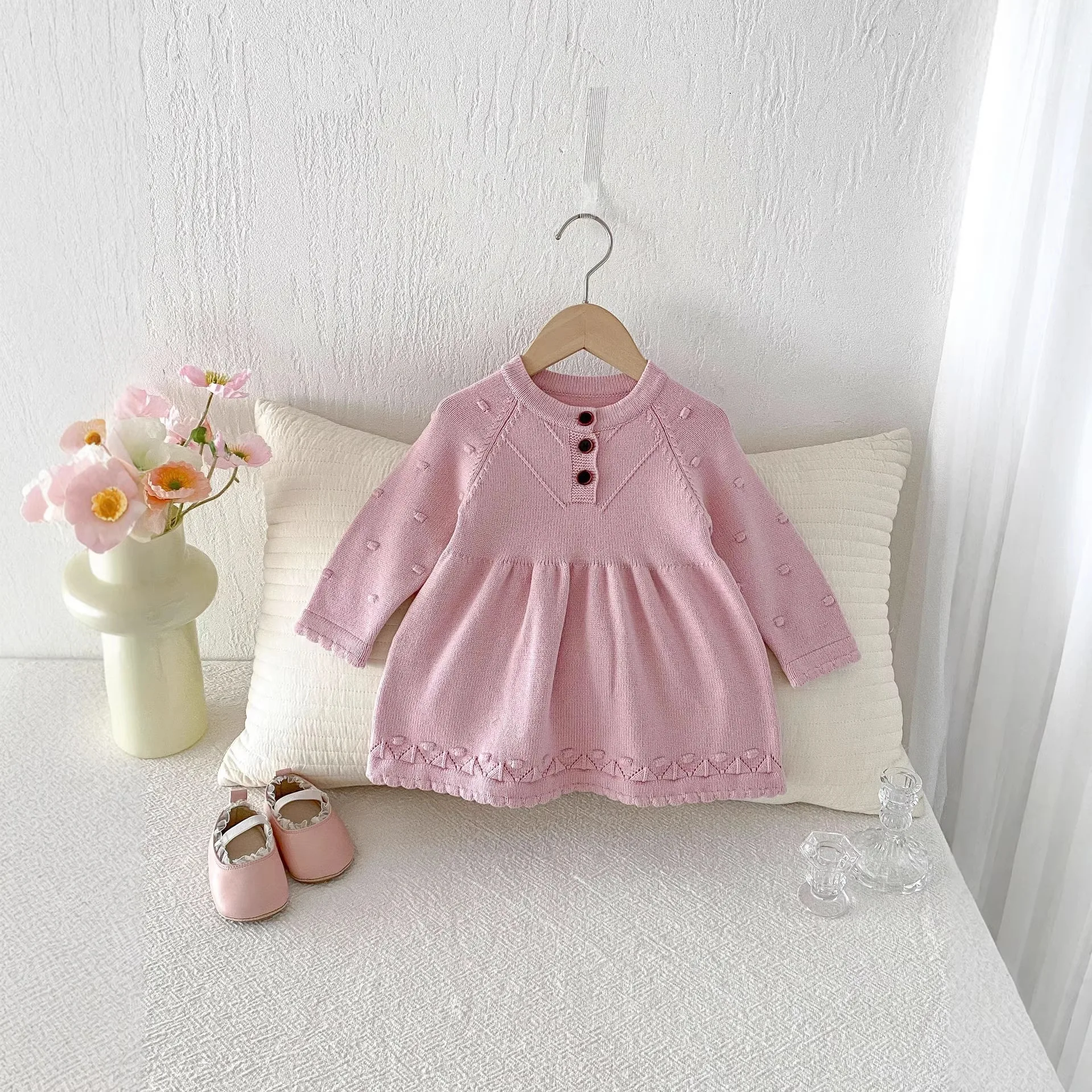 Girls' Spring Knitted Dress 2026 New Fashionable Small Month Girl Baby Princess Dress Little Girl Woolen Dress
Girls' Spring Knitted Dress 2026 New Fashionable Small Month Girl Baby Princess Dress Little Girl Woolen Dress