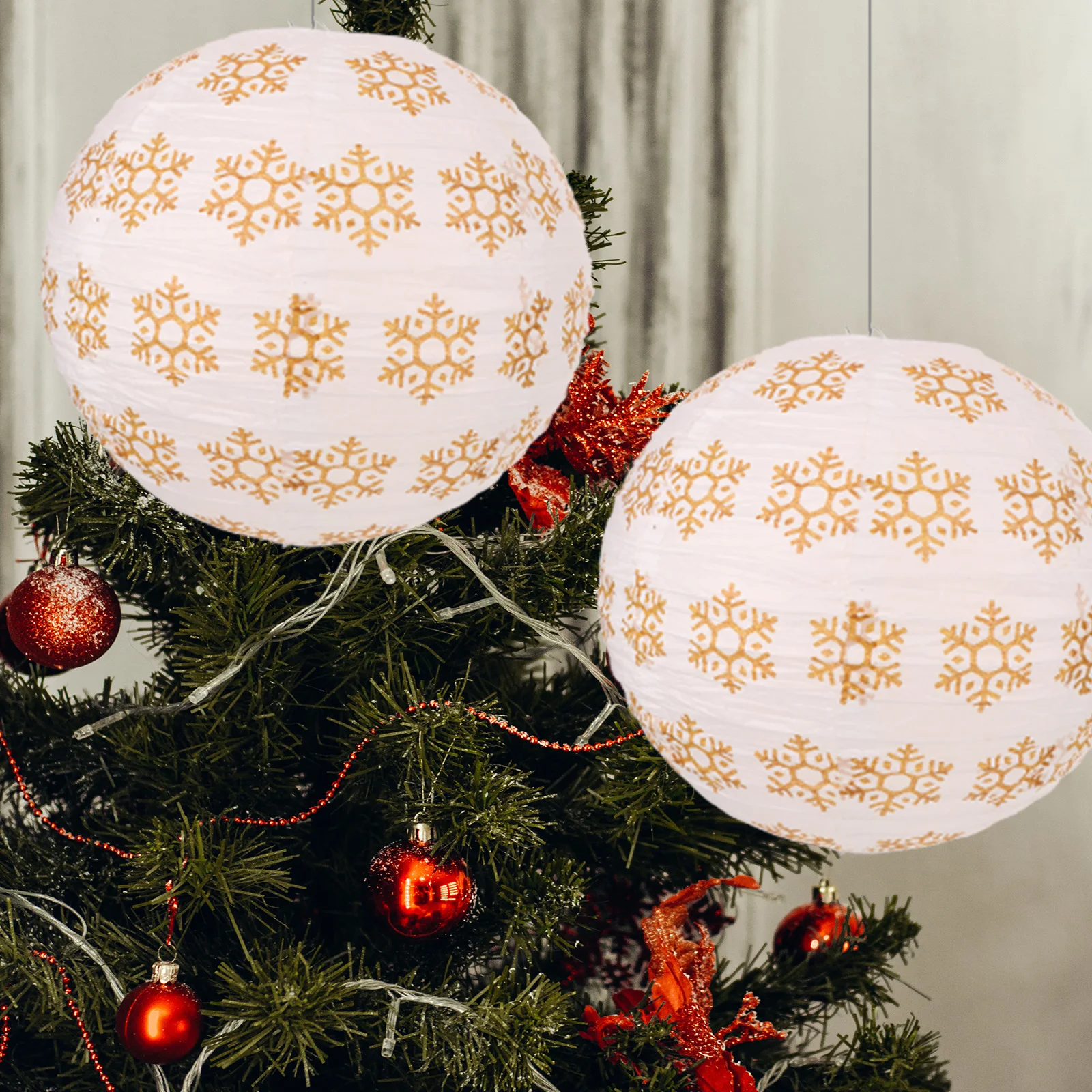 Christmas Paper Lanterns Red White Green Snowflake Safe Reusable Decorations Home Party Garden Xmas Events
Christmas Paper Lanterns Red White Green Snowflake Safe Reusable Decorations Home Party Garden Xmas Events