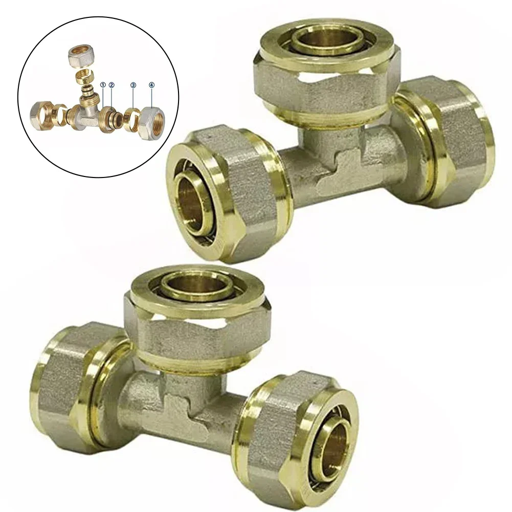 2pc Equal Tee 16mm-16mm-16mm Connector For PERT-AL-PERT Or For PEX-AL-PEX Hot Water Underfloor Heating System
2pc Equal Tee 16mm-16mm-16mm Connector For PERT-AL-PERT Or For PEX-AL-PEX Hot Water Underfloor Heating System