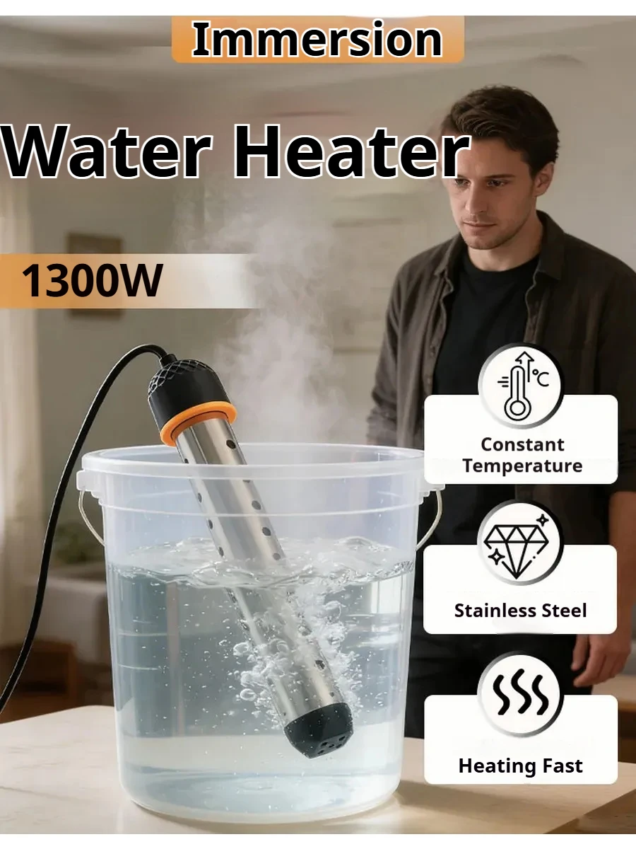 Pool Heater Water Heating Boiler Swimming Solar Bath Tub Immersion Portable Hot Fast Automatic Power Off Intelligent 1500W/2500W
Pool Heater Water Heating Boiler Swimming Solar Bath Tub Immersion Portable Hot Fast Automatic Power Off Intelligent 1500W/2500W