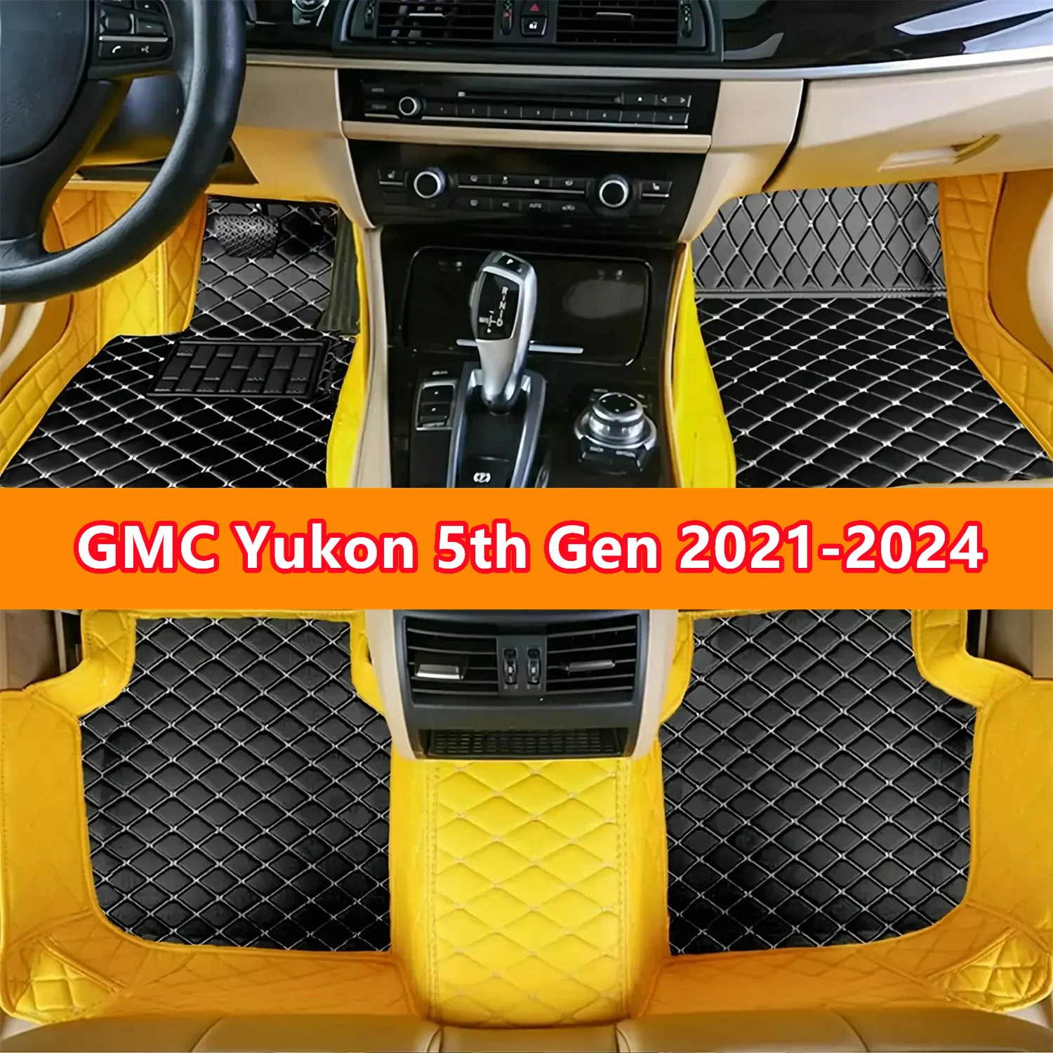 Car Floor Mats for GMC Yukon 5th Gen 2021-2024 Leather Floor Mats for Cars Mats Carpets Interior Accessories
Car Floor Mats for GMC Yukon 5th Gen 2021-2024 Leather Floor Mats for Cars Mats Carpets Interior Accessories