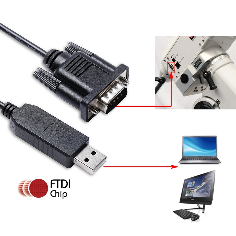 Skywatcher EQ6 EQ6 Pro крепление к ПК EQMOD EQDir кабель Ручного Контроллера FTDI FT232RL Uart к DB9 Штекерный кабель
Skywatcher EQ6 EQ6 Pro крепление к ПК EQMOD EQDir кабель Ручного Контроллера FTDI FT232RL Uart к DB9 Штекерный кабель