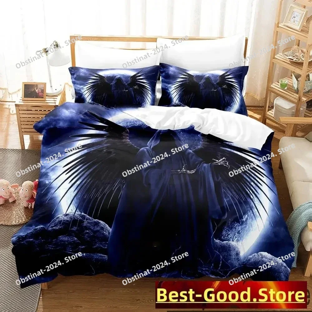 3D Dark Grim Reaper Bedding Set Duvet Cover Full Queen King Size Pillowcase Bed Printed Bed Set Aldult Kid Bedroom Single Twin
3D Dark Grim Reaper Bedding Set Duvet Cover Full Queen King Size Pillowcase Bed Printed Bed Set Aldult Kid Bedroom Single Twin