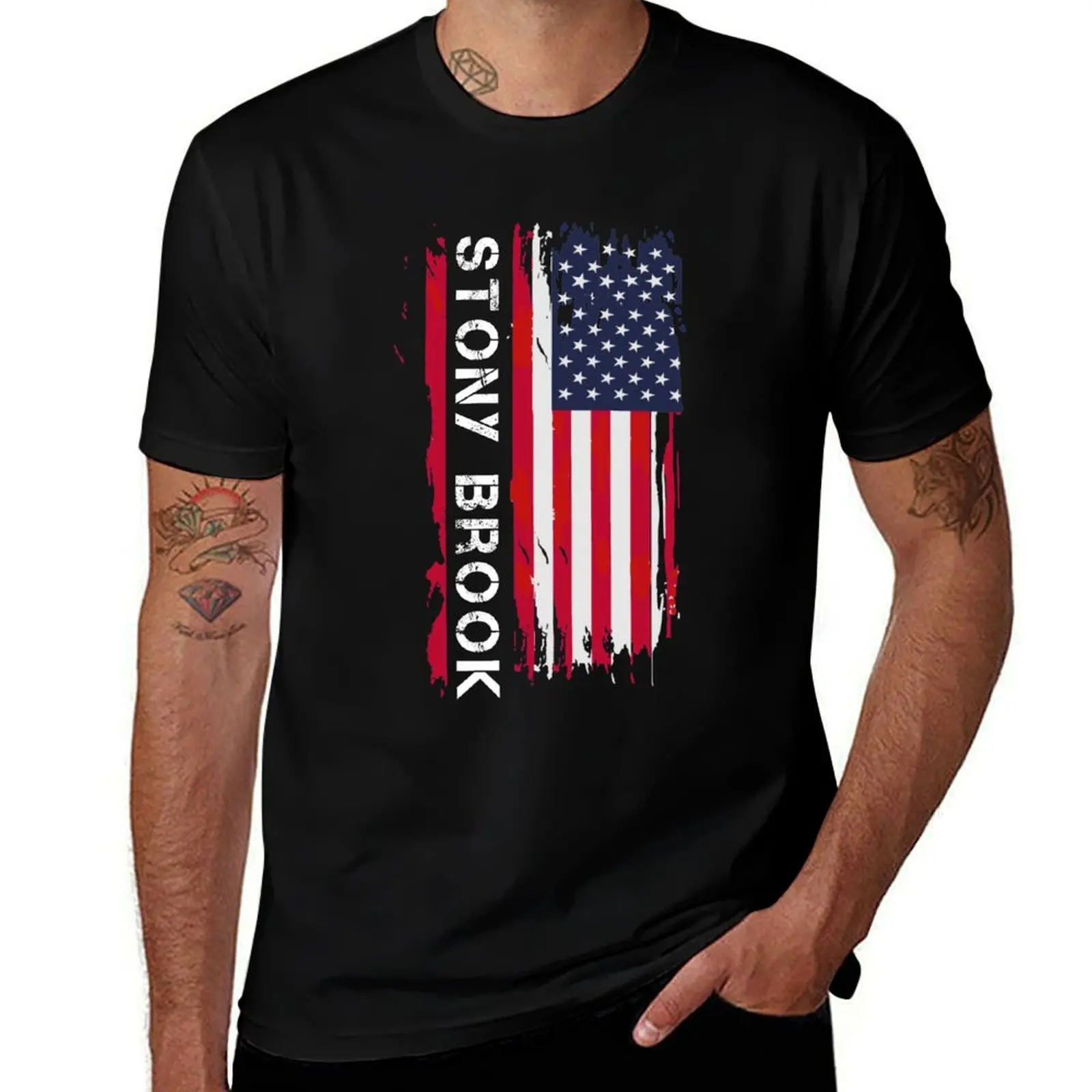 Stony Brook Vintage Font USA Flag T-Shirt for a boy sublime blacks cute tops mens t shirts casual stylish
Stony Brook Vintage Font USA Flag T-Shirt for a boy sublime blacks cute tops mens t shirts casual stylish
