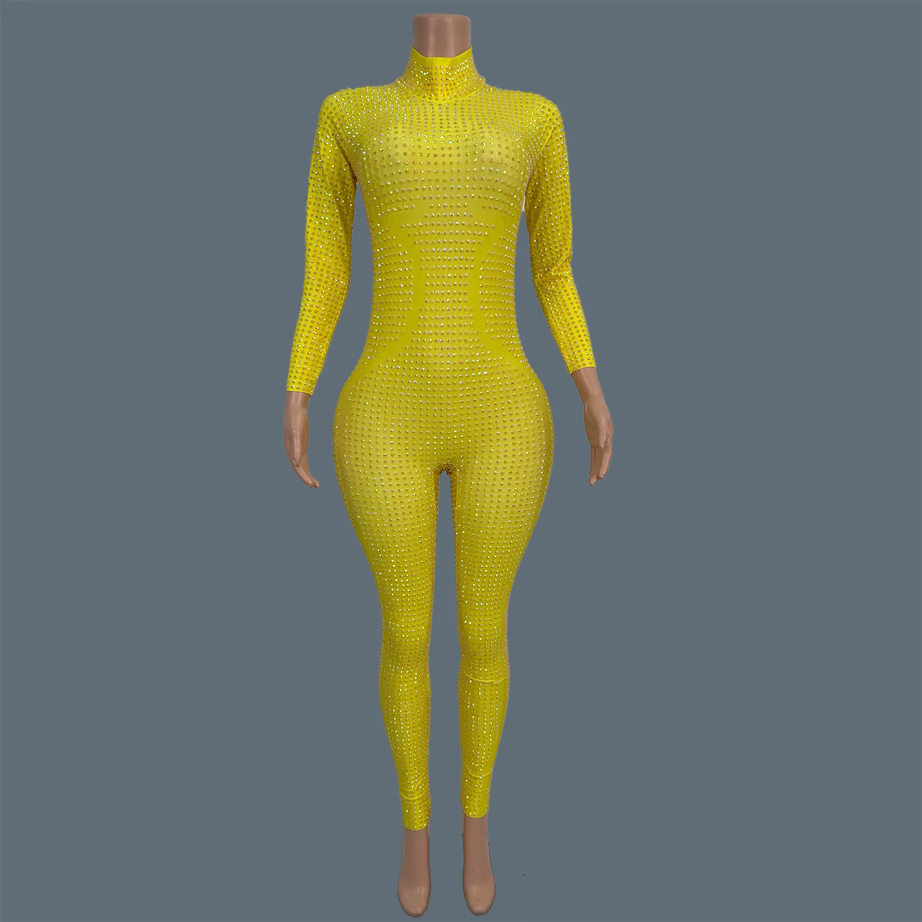 Luxury Sparkly Full Rhinestone Tight Fitting Pantyhose Sexy Women Party Nignt Club Fancy Outfit gig Stage Show Jumpsuit Jingdian
Luxury Sparkly Full Rhinestone Tight Fitting Pantyhose Sexy Women Party Nignt Club Fancy Outfit gig Stage Show Jumpsuit Jingdian