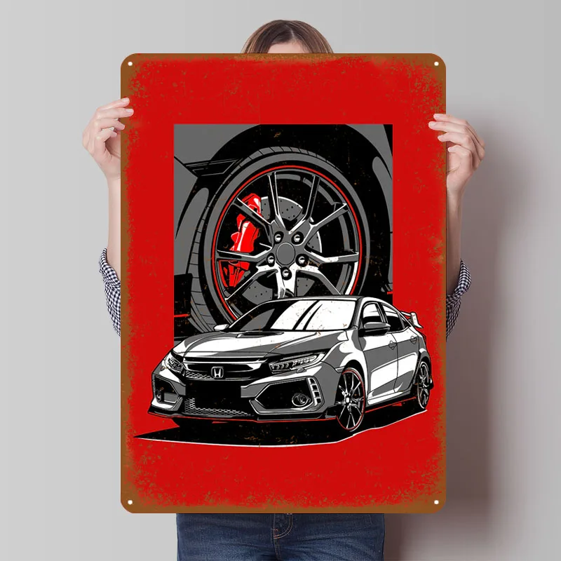 Honda Civic Type R металлические знаки автомобильный постер эстетический декор комнаты мужской жестяной знак на заказ для настенного художественного украшения украшения дома
Honda Civic Type R металлические знаки автомобильный постер эстетический декор комнаты мужской жестяной знак на заказ для настенного художественного украшения украшения дома