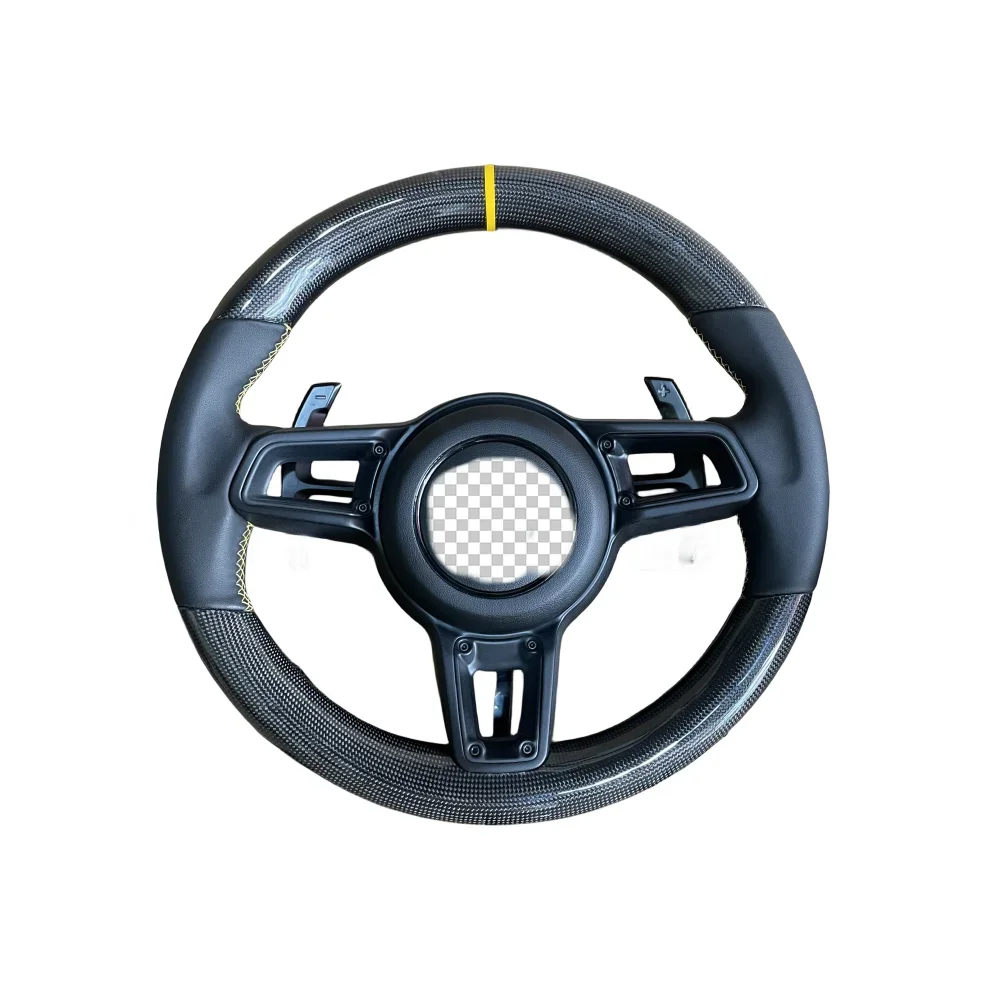 A Car Carbon Fiber Multifunction Steering Wheel Round Smooth Leather Custom Fit For Porsche
A Car Carbon Fiber Multifunction Steering Wheel Round Smooth Leather Custom Fit For Porsche