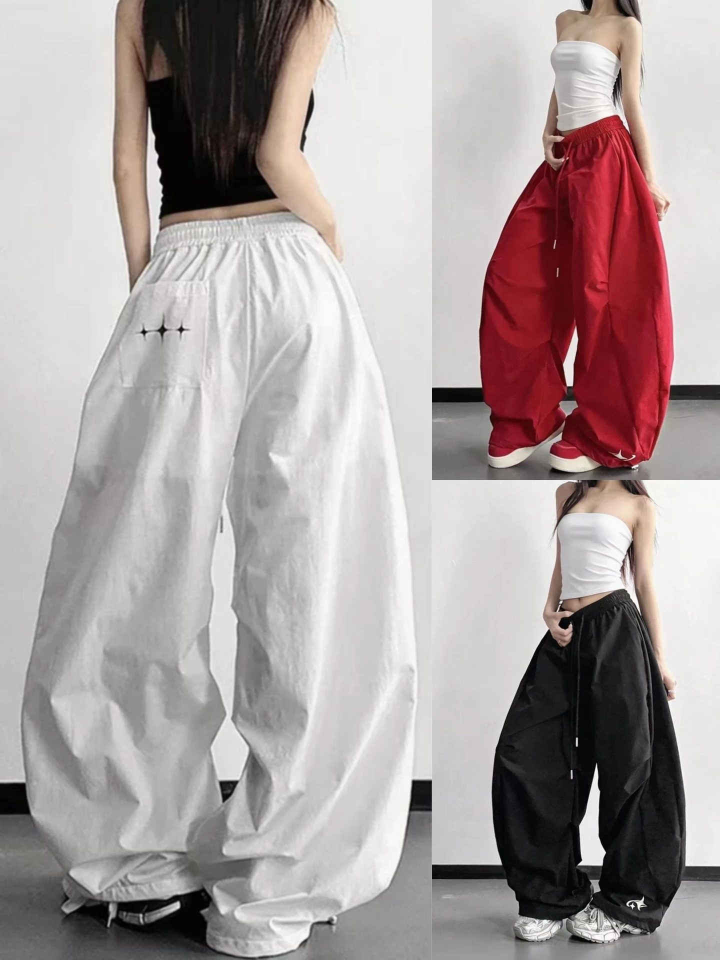 American Style Thin Casual Work Pants Summer High Waist Wide Leg Pants Dance Loose Fit Sporty Pants for Men And Women
American Style Thin Casual Work Pants Summer High Waist Wide Leg Pants Dance Loose Fit Sporty Pants for Men And Women