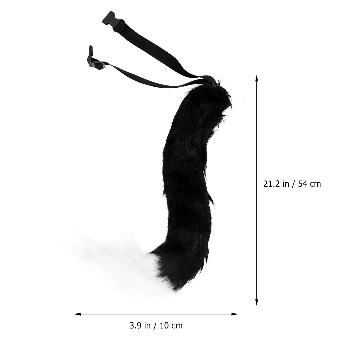 Faux Fox Tail Black White Adjustable Waist Elastic Buckle Bendable Simulation Tail Cosplay Costume Party Halloween
Faux Fox Tail Black White Adjustable Waist Elastic Buckle Bendable Simulation Tail Cosplay Costume Party Halloween