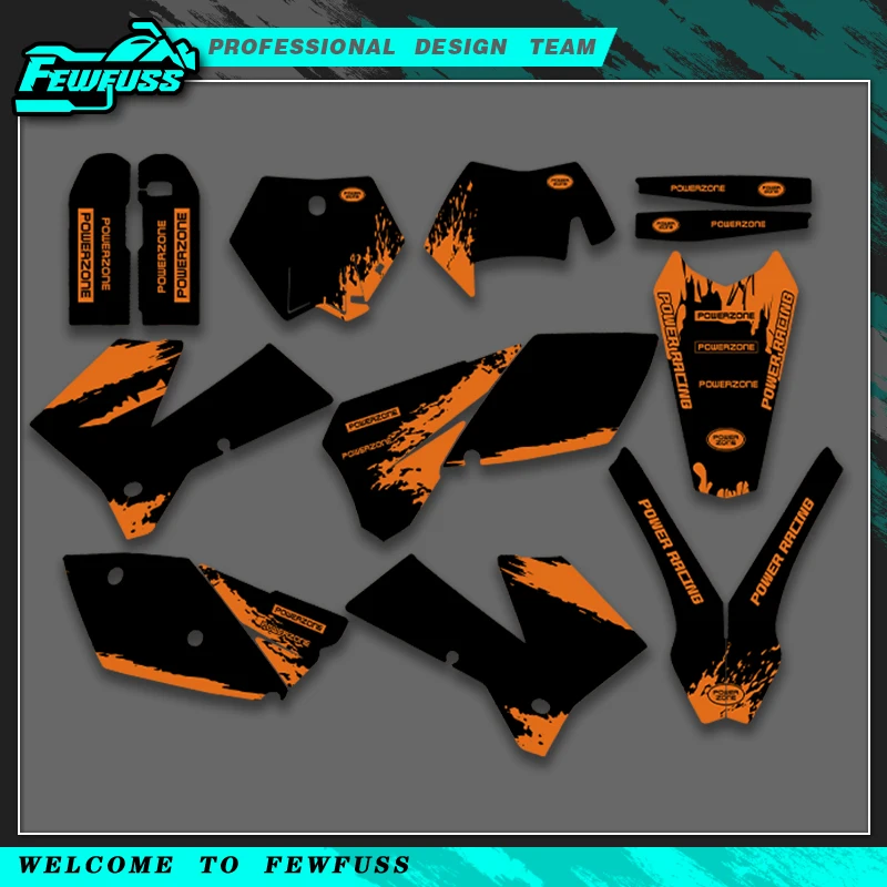 Fewfuss для KTM EXC EXCF 125 200 250 300 400 450 525 EXC EXC-F 2005 2006 2007, комплект графических наклеек, индивидуальный номер, имя
Fewfuss для KTM EXC EXCF 125 200 250 300 400 450 525 EXC EXC-F 2005 2006 2007, комплект графических наклеек, индивидуальный номер, имя