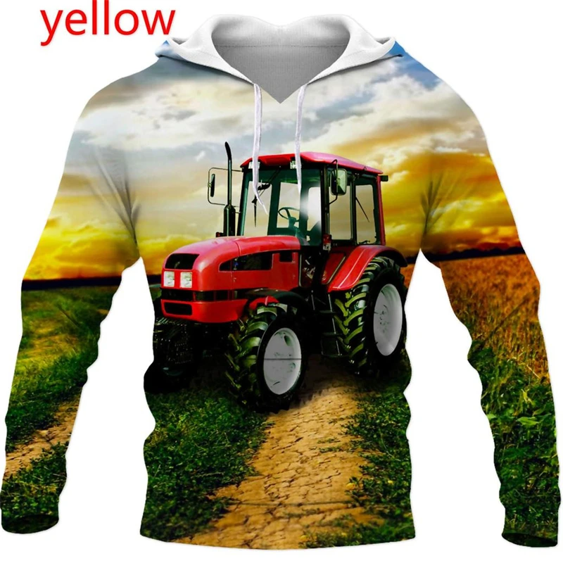 Fashion Tractor Pattern Hoodies For Men Spring Autumn Vintage Long Sleeve 3D Printed Pullovers Casual Loose Funny Kids Hoodie
Fashion Tractor Pattern Hoodies For Men Spring Autumn Vintage Long Sleeve 3D Printed Pullovers Casual Loose Funny Kids Hoodie