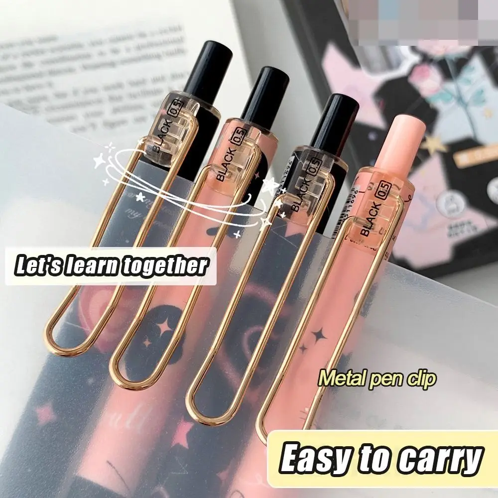 6 шт./компл. гелевая ручка ST с наконечником 0,5 мм, черные чернила, серия Rose, канцелярские принадлежности для письма, быстросохнущие эстетические ручки для гладкого письма
6 шт./компл. гелевая ручка ST с наконечником 0,5 мм, черные чернила, серия Rose, канцелярские принадлежности для письма, быстросохнущие эстетические ручки для гладкого письма