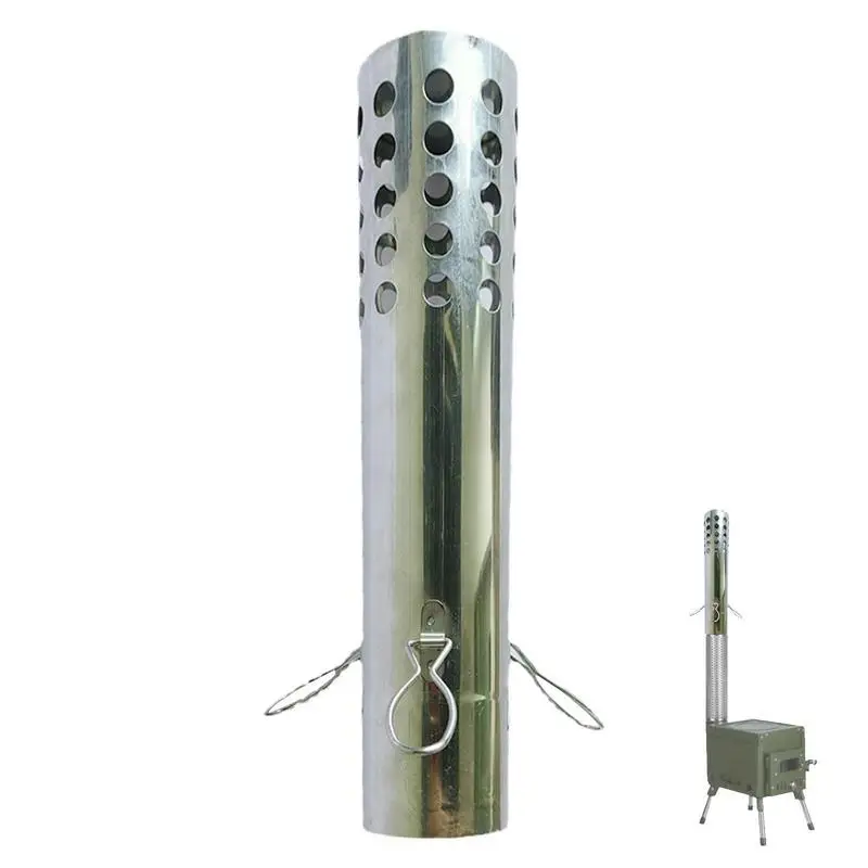 Stainless Steel Stove Chimney Pipe 2.4 Inch Anti-scalding Spark Arrestor Extension Chimney Pipe Camping Tent Stove Exhaust Pipe
Stainless Steel Stove Chimney Pipe 2.4 Inch Anti-scalding Spark Arrestor Extension Chimney Pipe Camping Tent Stove Exhaust Pipe